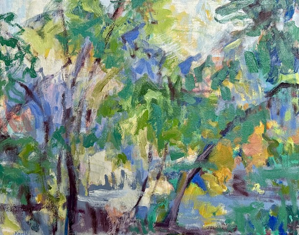 Contemporary Landscape Painting, Tree Painting