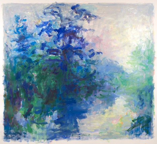 Landscape oil painting