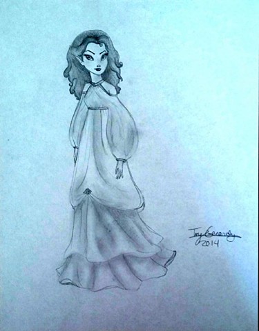 Drawing by Ivy (age 14)
