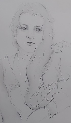 GIRL WITH THE LONG HAIR