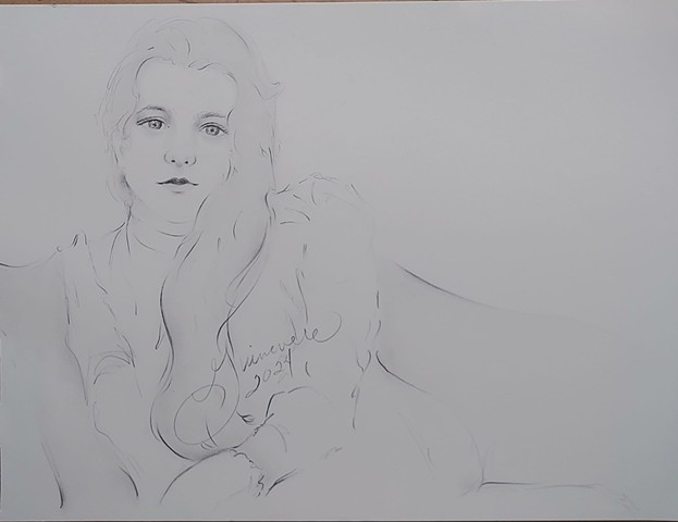 GIRL WITH THE LONG HAIR