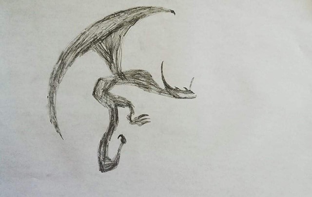 Drawing of a Dragon by Alexander