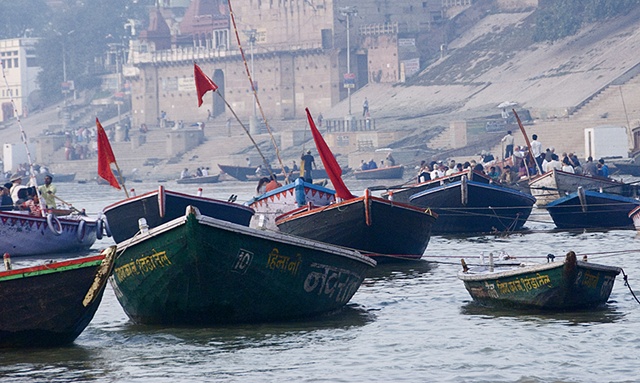 Morning Boats on the Ganges, Varanasi