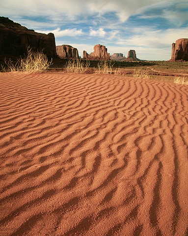 Sand Patterns, Monument Valley, Navajo Tribal Park, Arizona