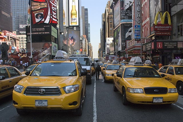 Taxicabs, Times Square