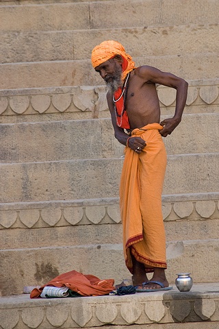 Hindu Man Dressing