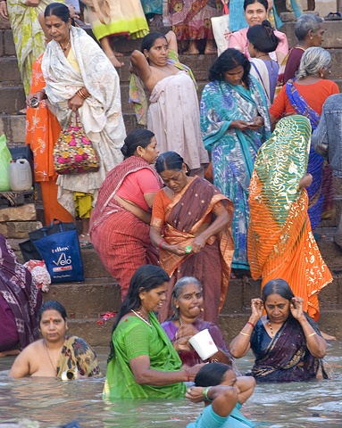 Women Bathing, Ganges River