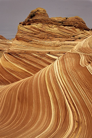 The Wave in Coyote Buttes, Paria Canyon-Vermillion Cliffs Wilderness, Arizona