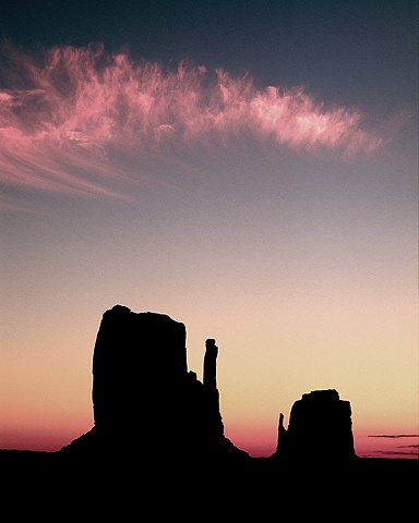 Morning Mittens, Monument Valley, Navajo Tribal Park, Arizona