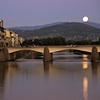 Moon Over the Arno, Florence