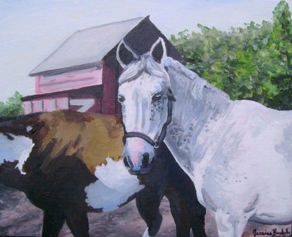 This is a portrait of a horse I used to know.