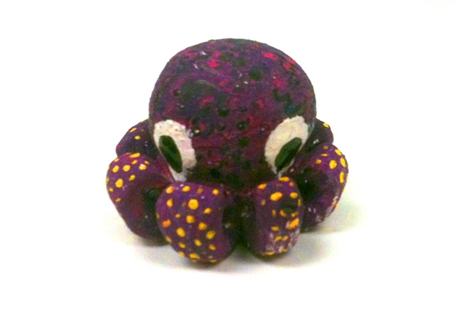 Mini Plaster Carving: Octopus 
