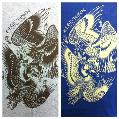 Hand Screened T-Shirt By Dave Sinor