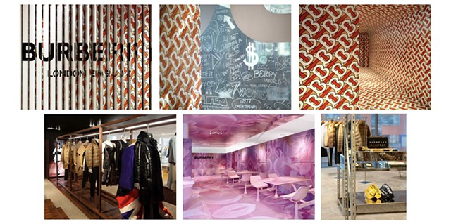Burberry x Nordstrom NYC concept space