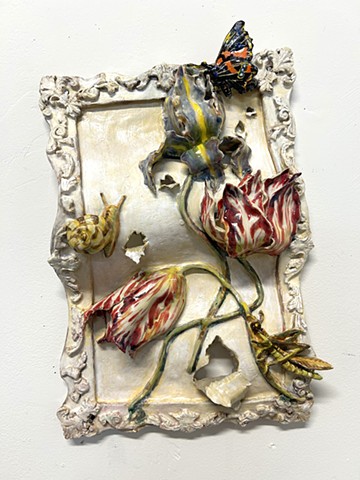 Vanitas with Butterfly, Snail and Grasshopper
