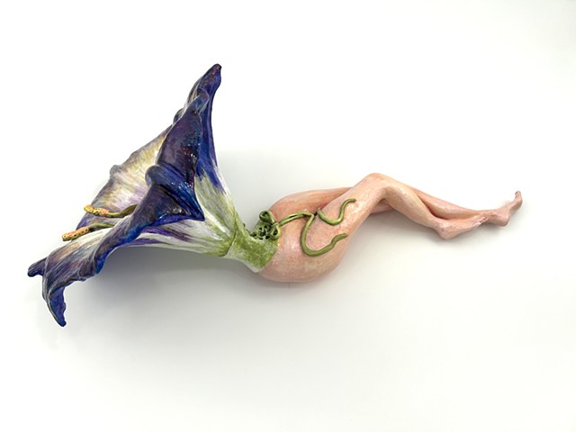 Reclining Datura with Corset (back)