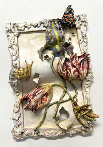 Vanitas with Butterfly, Snail and Grasshopper