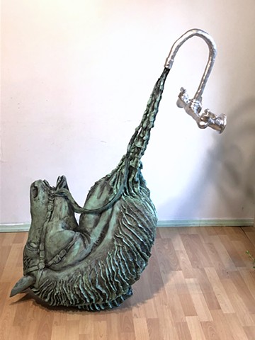 Faucet with Horse Head (The Covid Diaries Series)