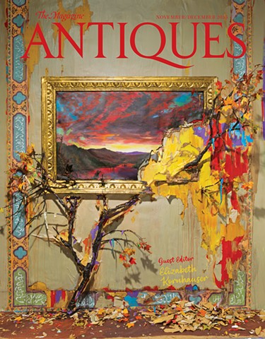 Twilight at Olana as Cover Image for The Magazine Antiques