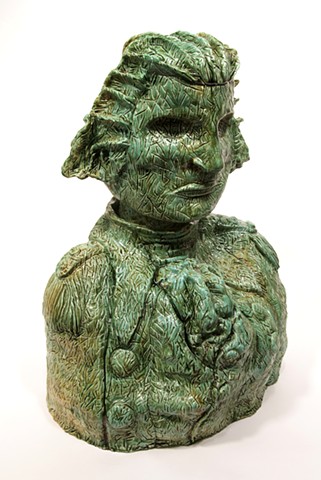 George Washington Bust as a Topiary (large) (side)