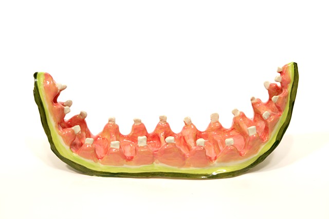 Watermelon Rind with Teeth 2