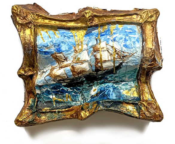 Ship Paper Cast: After William Bradford's Northern Lights