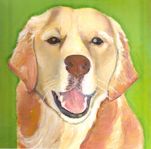 Pet Painting -- Golden Retriever