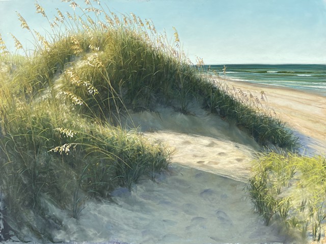 Soft Summer Outer Banks Dune Painting