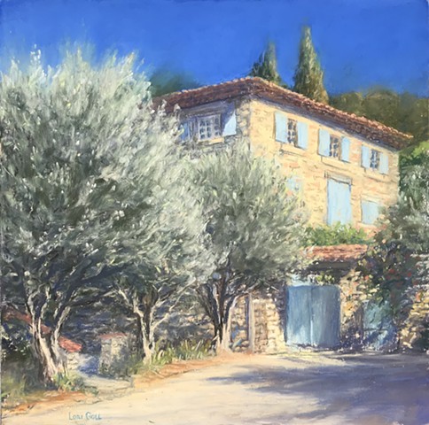 Gigondas Villa with Olive Trees