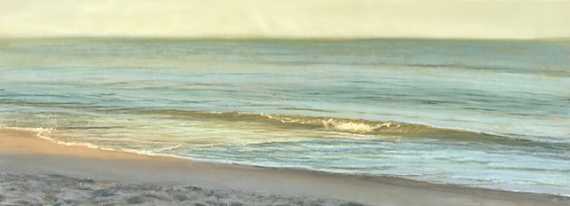 This is the moment of last light on the water. Sunset in the Outer Banks.  