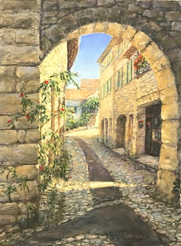 Narrow Street of Vaison-la-Romaine