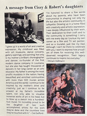 Cissy & Robert's daughters send messages about the LINEAGE Award