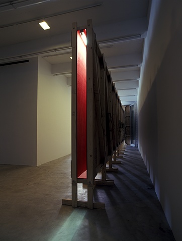 Red Corridor
Site specific installation. Original version created in 1982