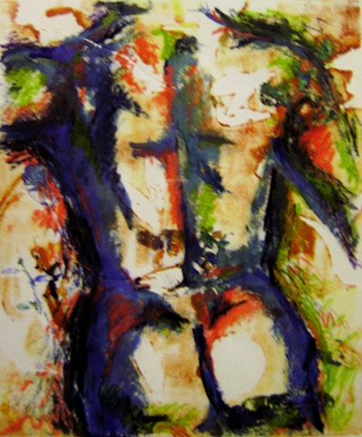 **SOLD**-Sitting Nude