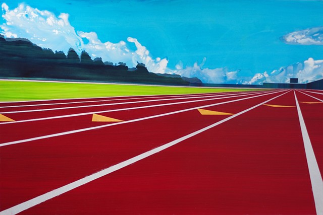 Track (one point perspective)