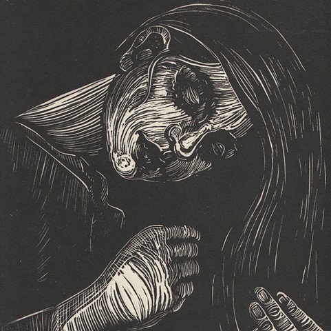 La Llorona Peinándose