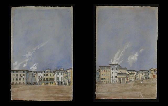 LungoPescia #1 & #2, Diptych