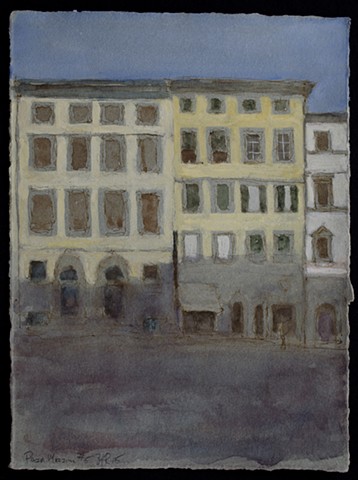 italy, plein aire, buildings