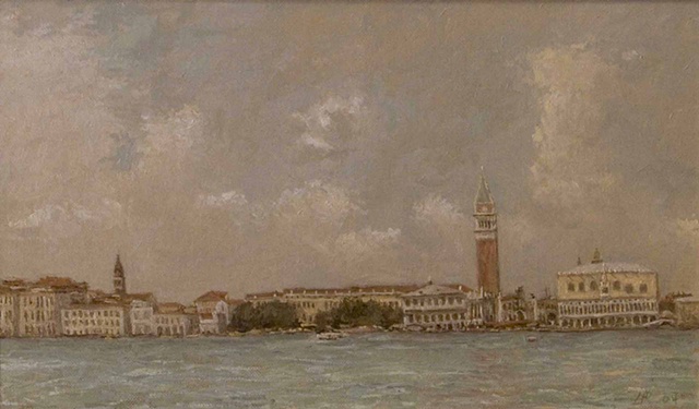 painting, Venezia, Italia, plein aire, Italy, san marco, art