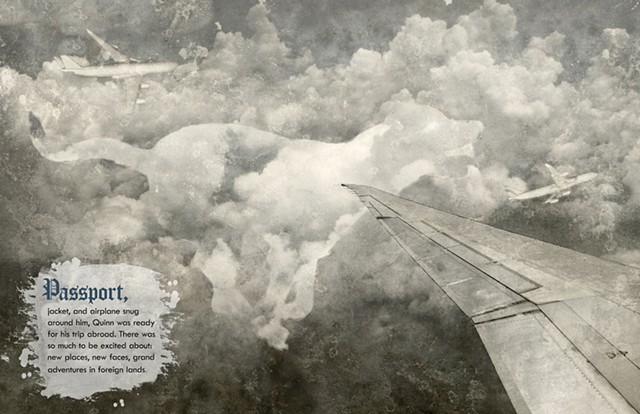 Flight to Europe (Page Spread)
