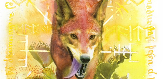 Red Wolf and Venus Flytrap (detail)