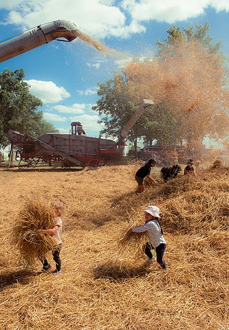 Threshing Bee