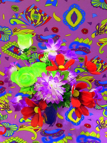 Can You Dig It? A Chromatic Series of Floral Arrangements (Red, Green, and Purple)