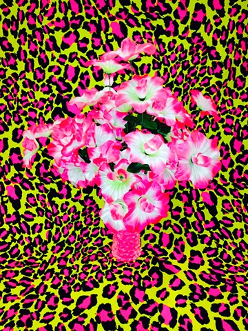 Can You Dig It? A Chromatic Series Of Floral Arrangements (Leopard)