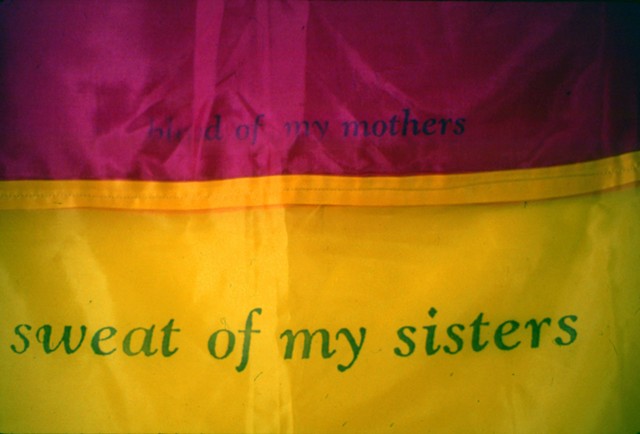 Blood of My Mothers/Sweat of My Sisters, Mixed Media, 1991