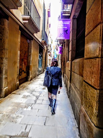 Woman Out (Self-Portrait, Barcelona)