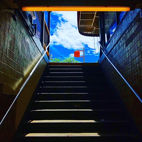New York, New York (Ascending the 59th St. Subway, Brooklyn), 2016