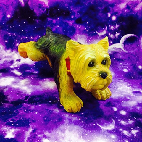 Tchotchke Portrait (Dog in Space), 2016