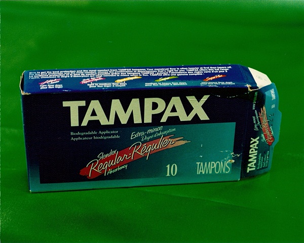"Sense of Herself" (Box of Tampons)
1 out of over 750 different images
1995-present