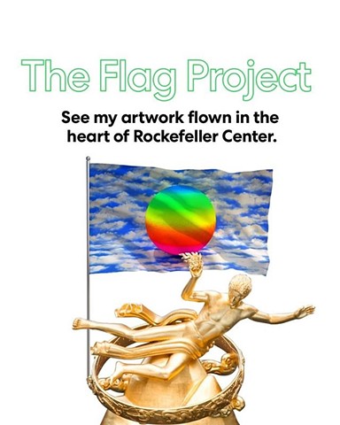 Yay! My work is included in the Rockefeller Center Flag Project 2022!
